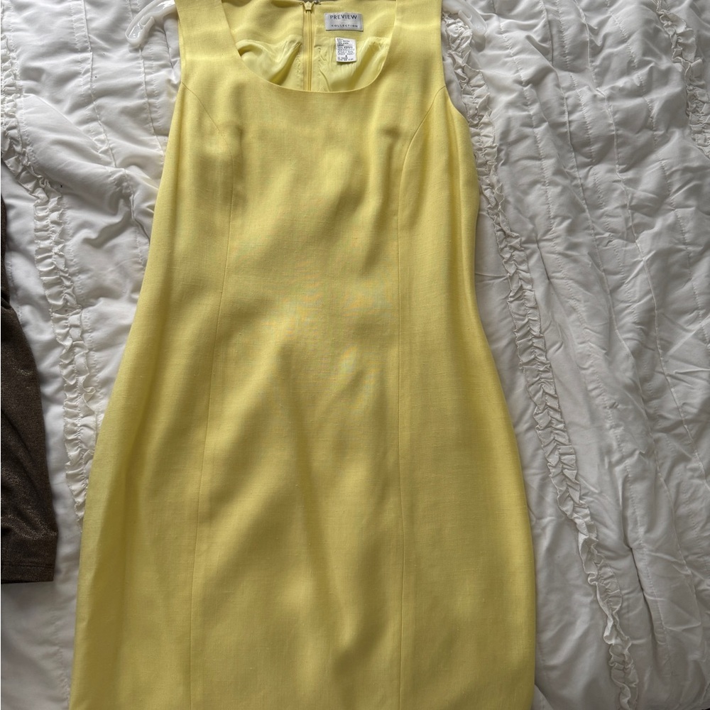 Yellow Midi Dress